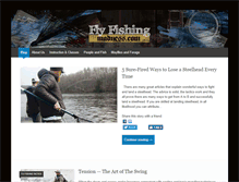 Tablet Screenshot of flyfishingmadness.com